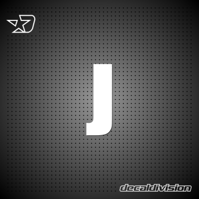 Vinyl Letter J - IMPACT